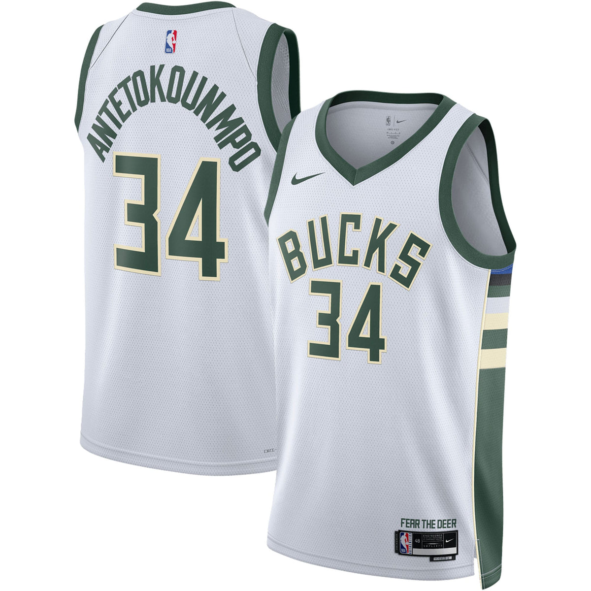 Milwaukee Bucks NBA Association Swingman Basketball Jersey- Giannis Antetokounmpo basketball fan jersey
