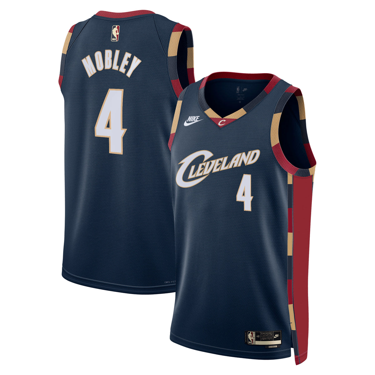 Cleveland Cavaliers Classic Edition Basketball Jersey- Navy- Evan Mobley- Unisex basketball fan jersey