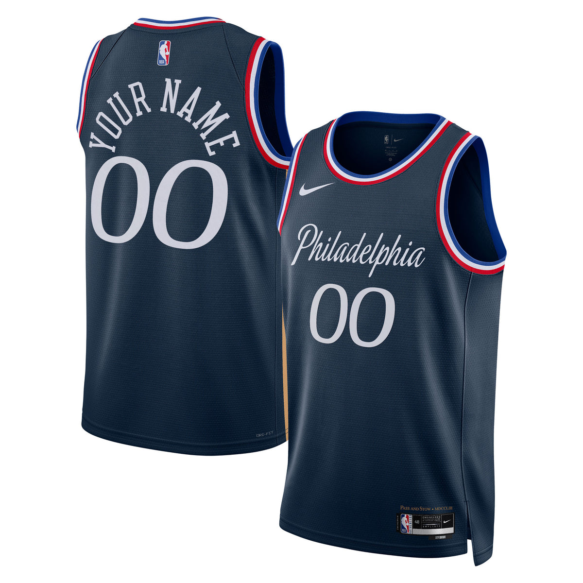 Philadelphia 76ers 2025/26 City Edition Swingman Basketball Jersey- Custom- Unisex basketball fan jersey