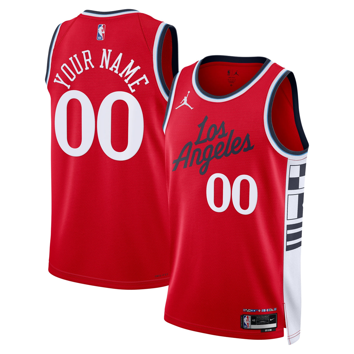 LA Clippers NBA Statement Edition Swingman Basketball Jersey- Custom basketball fan jersey