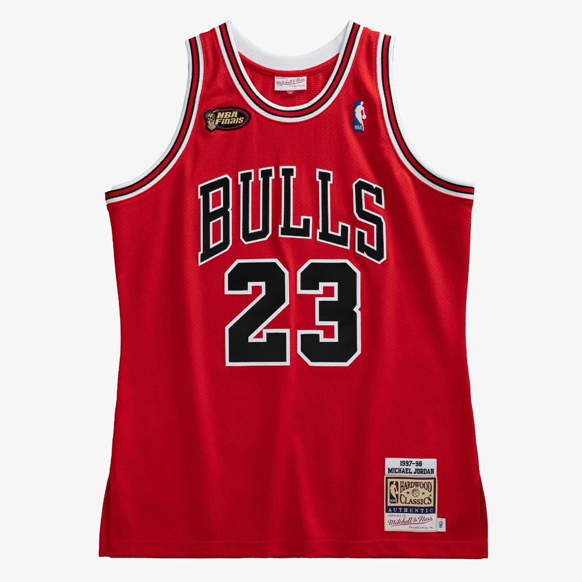 Chicago Bulls Authentic Basketball Jersey Road Finals Michael 1997- 98 basketball fan jersey