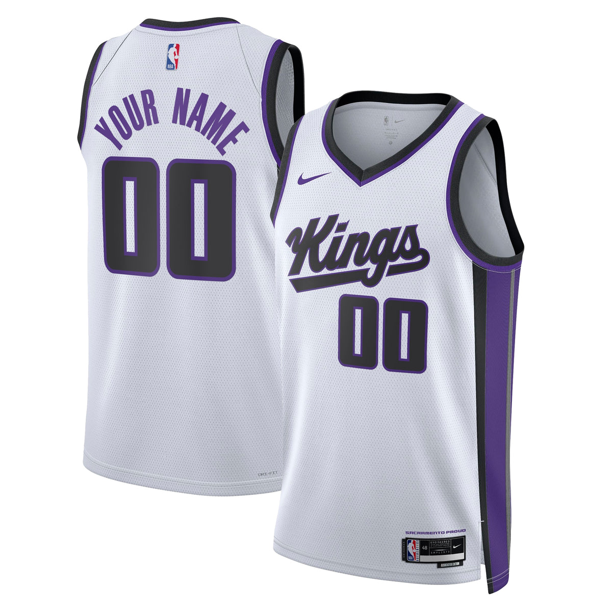 Sacramento Kings Association Swingman Basketball Jersey- Custom- Unisex basketball fan jersey