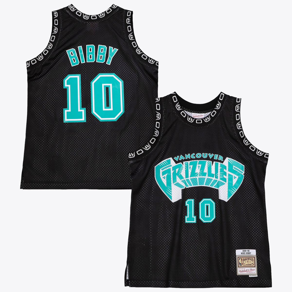 Vancouver Grizzlies Mike Bibby 1998 Team Color Swingman Basketball Jersey- Black basketball fan jersey