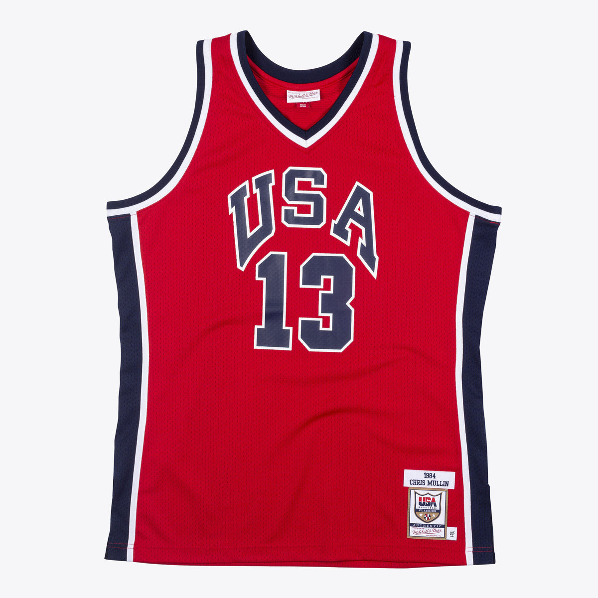 USA Basketball Authentic Basketball Jersey Chris Mullin 1984 basketball fan jersey
