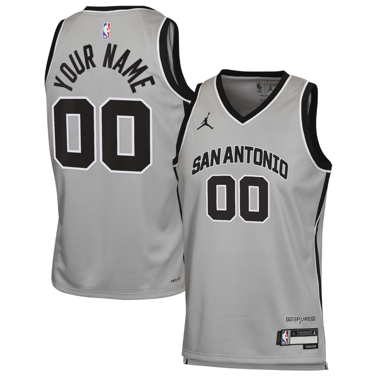 San Antonio Spurs Statement Basketball Jersey- Custom- Unisex basketball fan jersey