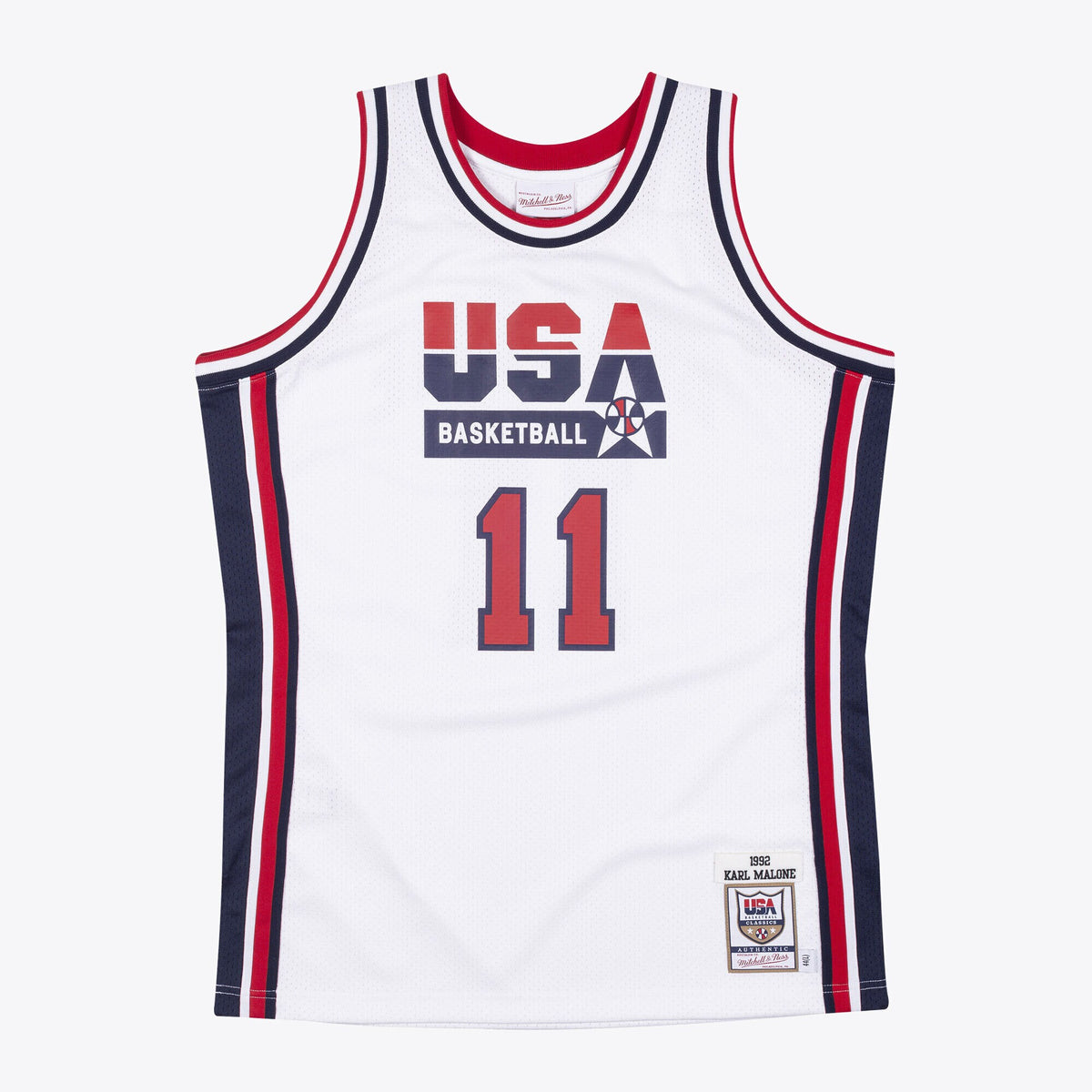 USA Basketball Authentic Basketball Jersey Karl Malone 1992 basketball fan jersey