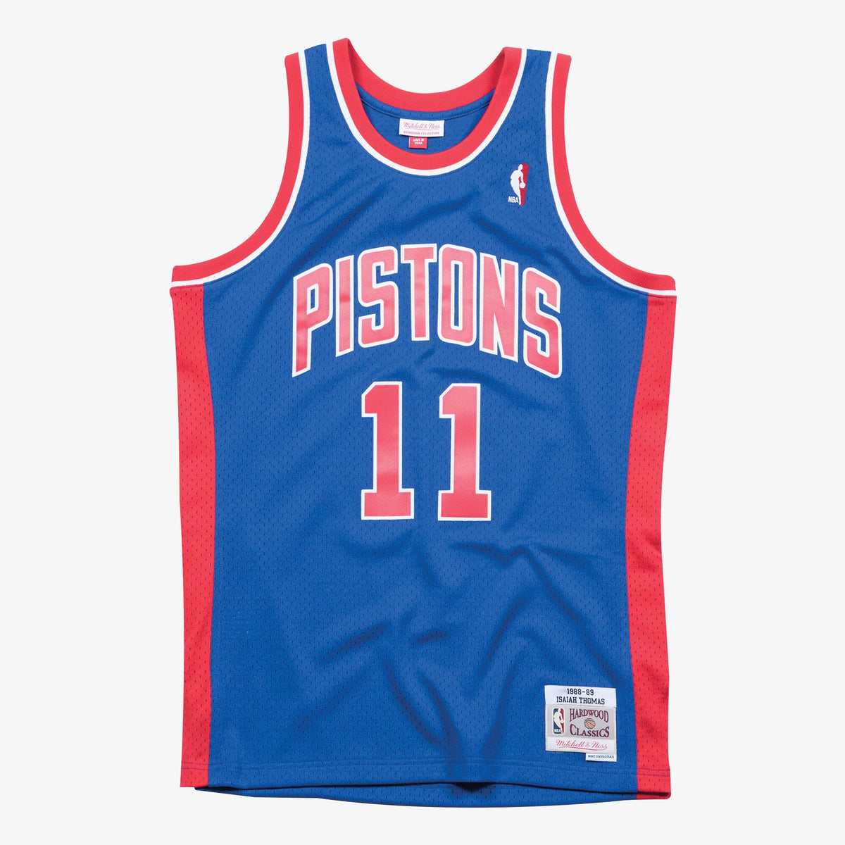 Detroit Pistons Swingman Basketball Jersey Road Isiah Thomas 1988- 89 basketball fan jersey