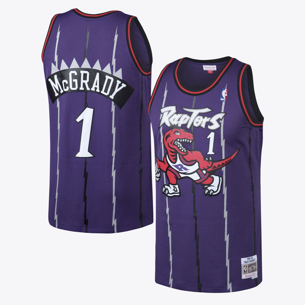 Toronto Raptors Tracy McGrady Hardwood Classics Road Swingman Basketball Jersey by basketball fan jersey