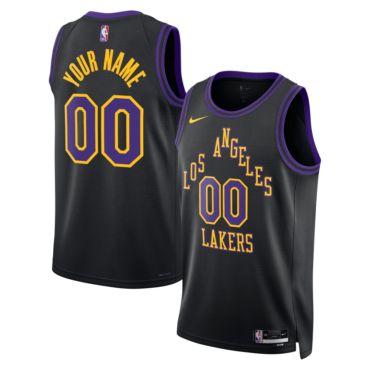 Los Angeles Lakers 2025/26 City Edition Swingman Basketball Jersey- Custom- Unisex basketball fan jersey