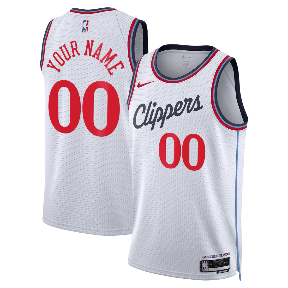 Los Angeles Clippers Replica Association Swingman Basketball Jersey- Custom- Unisex basketball fan jersey