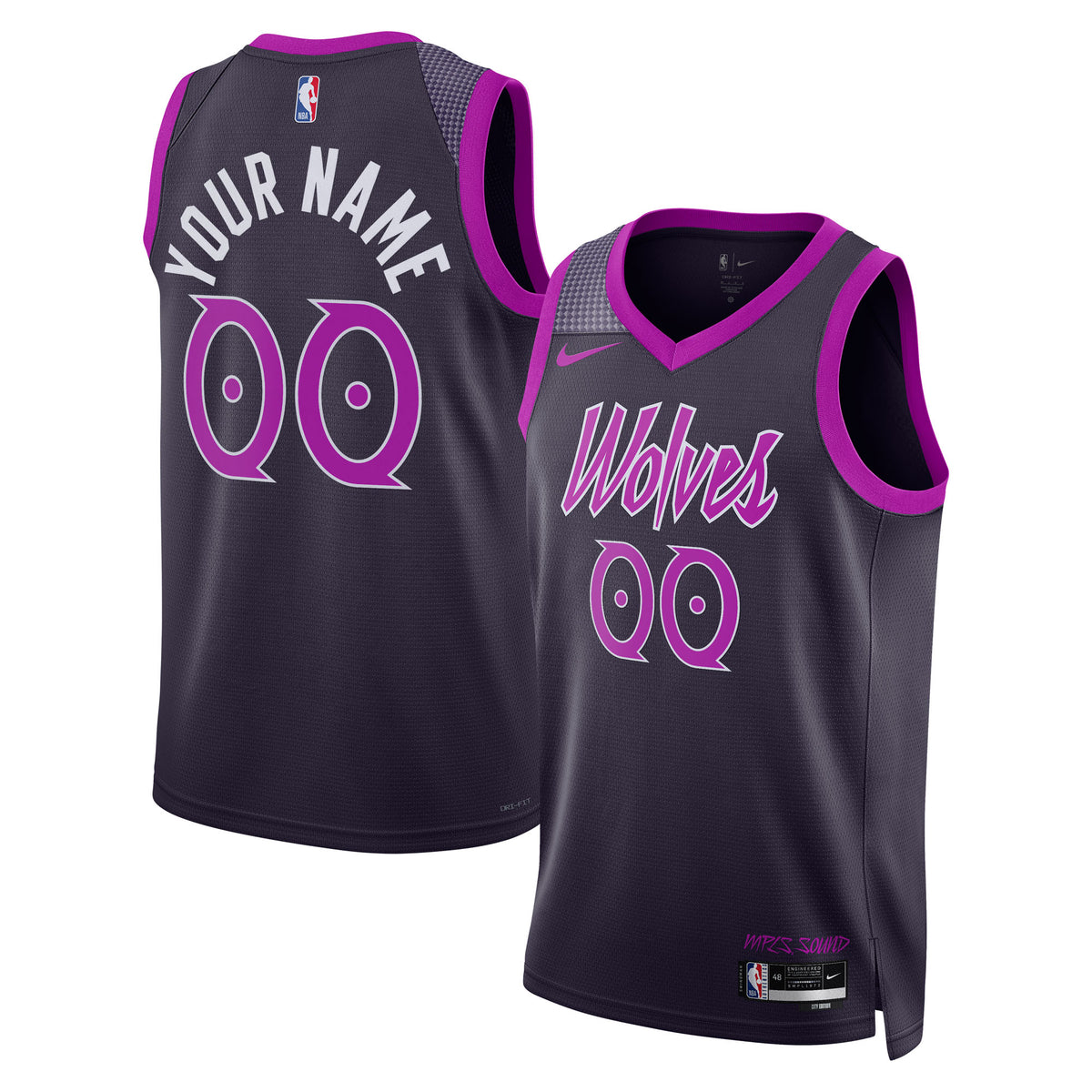 Minnesota Timberwolves 2025/26 City Edition Swingman Basketball Jersey- Custom- Unisex basketball fan jersey