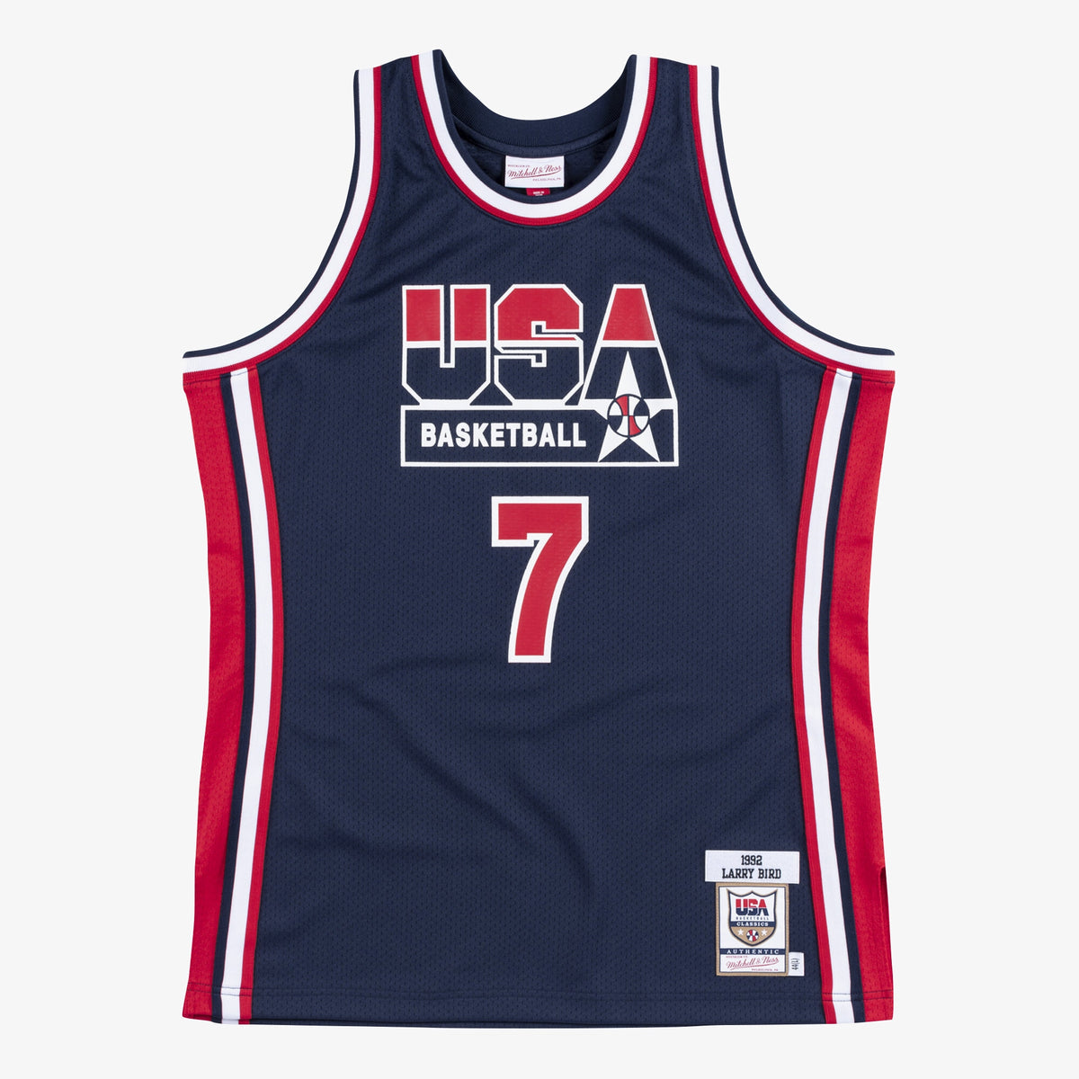 USA Basketball Authentic Basketball Jersey Larry Bird 1992 Navy basketball fan jersey