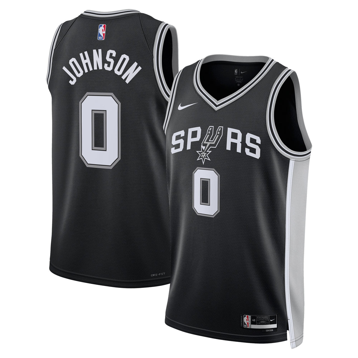 San Antonio Spurs Icon Basketball Jersey- Keldon Johnson- Unisex basketball fan jersey