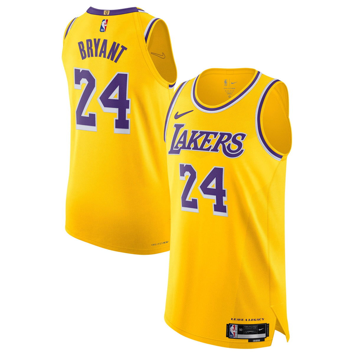 Los Angeles Lakers Authentic Icon Kobe Bryant Basketball Jersey- Unisex basketball fan jersey