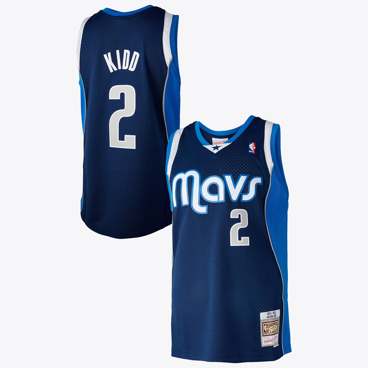 Dallas Mavericks Jason Kidd 2011 Swingman Authentic Basketball Jersey- Ash Blue basketball fan jersey
