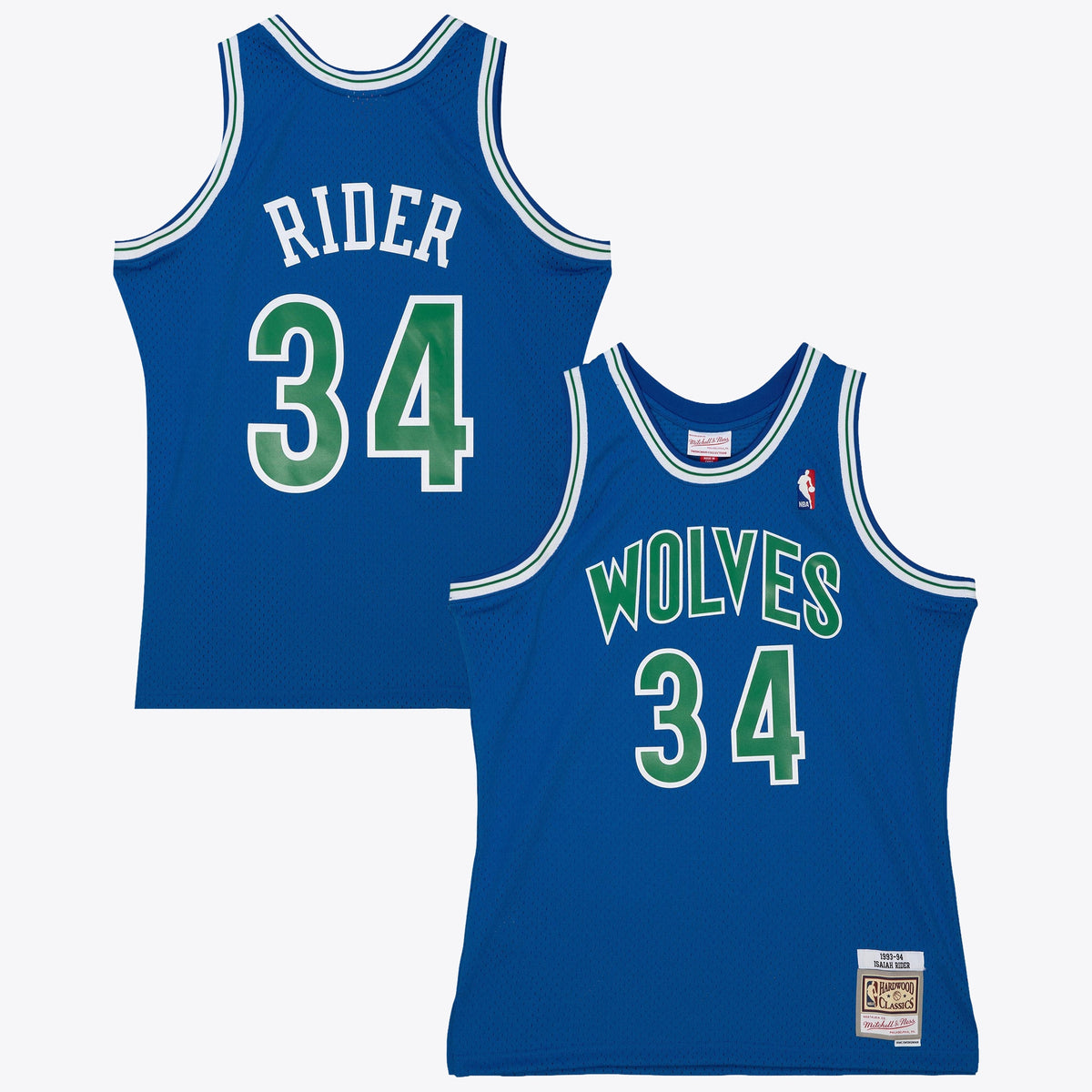 Minnesota Timberwolves Isaiah Rider Jr 1993 Dark Authentic Basketball Jersey- Midnight Blue basketball fan jersey