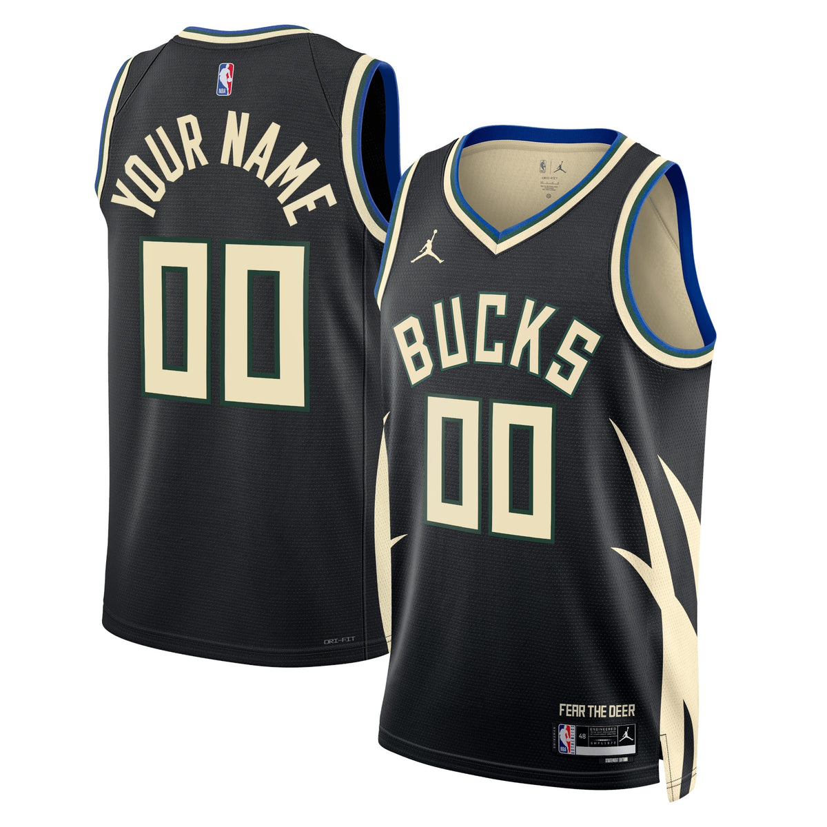 Milwaukee Bucks Statement Swingman Basketball Jersey- Custom- Unisex basketball fan jersey